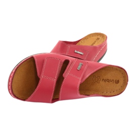 Sapatilhas femininas Inblu 158D105 vermelho 5