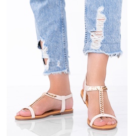 Sandálias femininas bege da Emmie 1