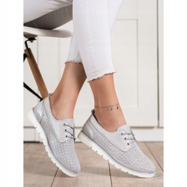 Goodin Sapatos de couro a céu aberto multicolorido dourado 2