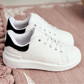 FRROCK Tênis esportivo infantil infantil Bilbo branco preto 1