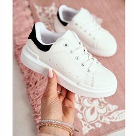 FRROCK Tênis esportivo infantil infantil Bilbo branco preto 2