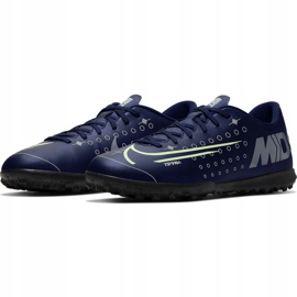 Chuteiras Nike Mercurial Vapor 13 Club Mds Tf M CJ1305-401 azul marinho 3