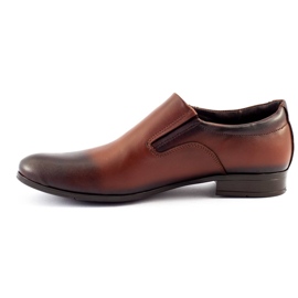 Olivier Sapatos masculinos formais, slip-on 430 marrons marrom 1