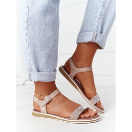 S.Barski Sandálias Com Zircônia Cúbica S. Barski 701-18 Bege 2