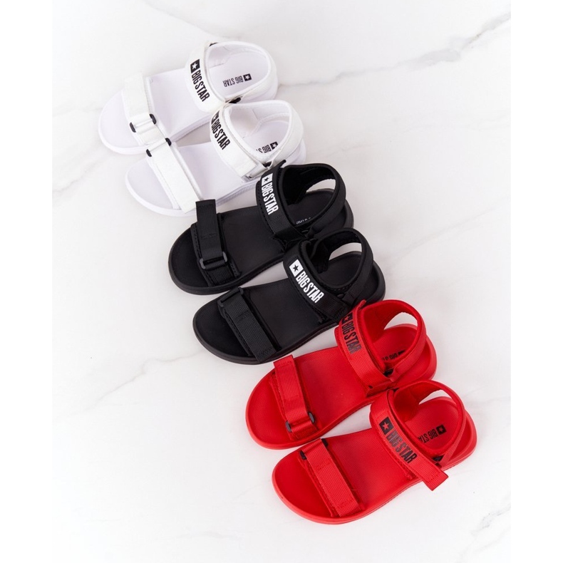 Sandálias esportivas femininas Big Star HH274A026 brancas branco 2