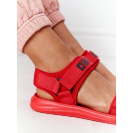 Sandálias esportivas femininas Big Star HH274A027 vermelhas vermelho 2