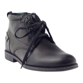 Sapatos masculinos Riko botins botins 791 preto 1