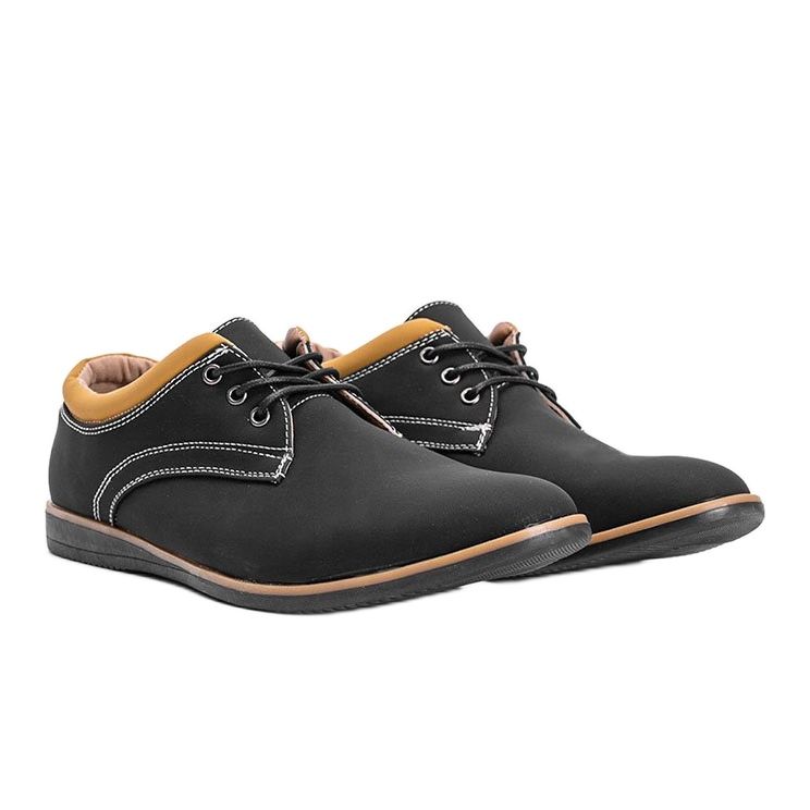 Sapatos masculinos negros da Melvin preto 1