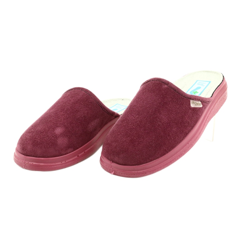 Sapatos femininos Befado pu 132D011 vermelho 2