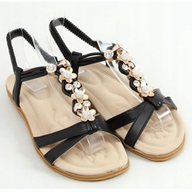 Sandálias femininas negras CT-153 Preto 1