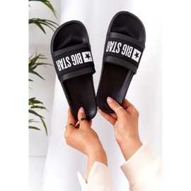 Chinelos femininos Big Star HH274A013 pretos 1