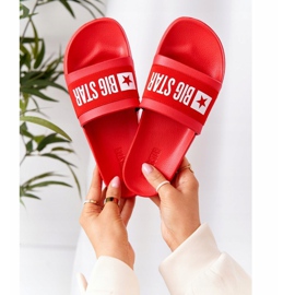 Chinelos femininos Big Star HH274A014 Vermelho 1