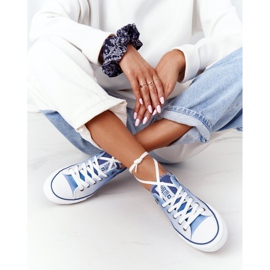 Tênis feminino Big Star HH274129 Ombre azul marinho branco azul-marinho 1