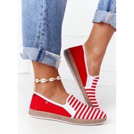 Alpercatas Mulher Big Star HH276003 Vermelho-Branco 2