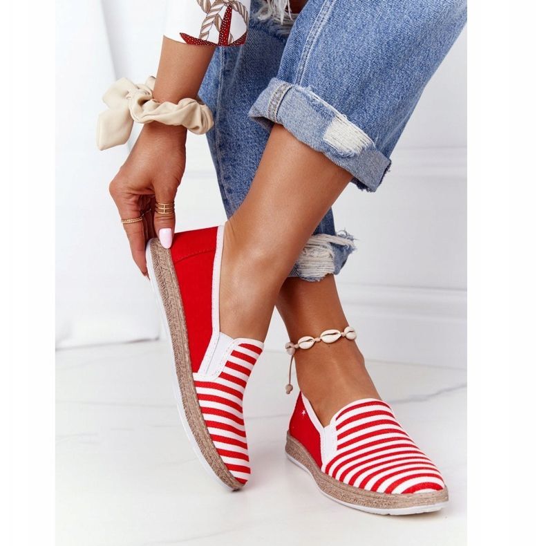 Alpercatas Mulher Big Star HH276003 Vermelho-Branco 1