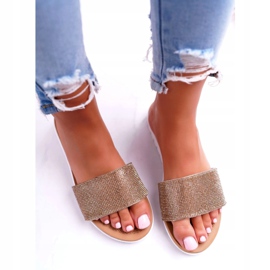 Lantejoulas de lantejoulas douradas femininas Lu Boo dourado 3