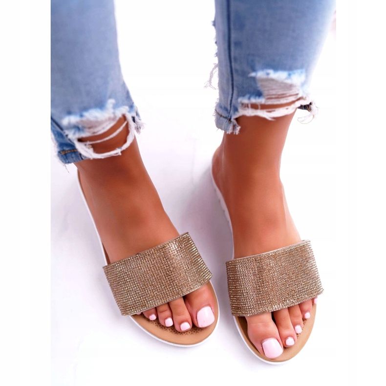 Lantejoulas de lantejoulas douradas femininas Lu Boo dourado 3