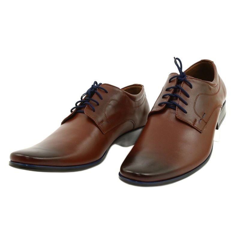 Olivier Sapatos de couro masculino 277 marrom 2
