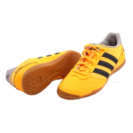 Chuteiras Adidas Super Sala In M FX6757 laranjas e vermelhos 2