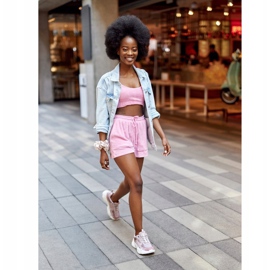 Sapatos esportivos femininos com espuma viscoelástica Big Star HH274258 violeta roxo rosa 1