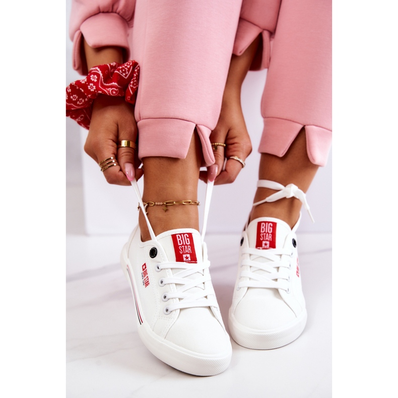 Tênis feminino Big Star HH274059 branco 1