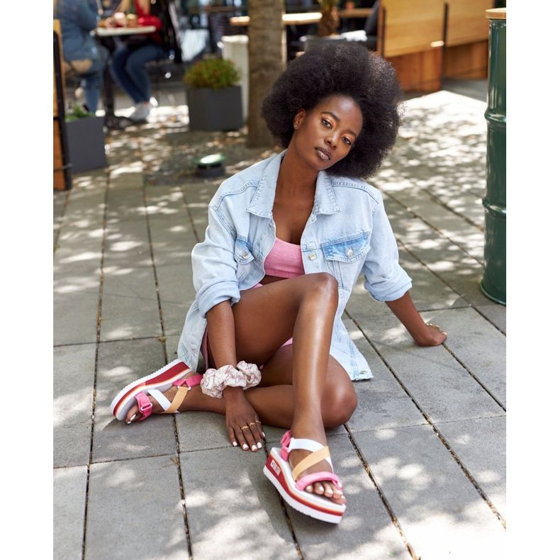 Sandálias de espuma Big Star HH274A083 rosa 1