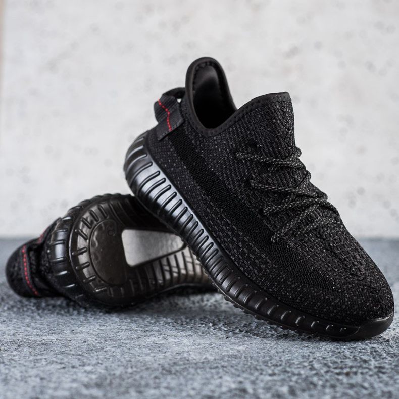 SHELOVET Tênis têxteis na plataforma preto 1