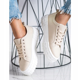 Goodin Sapatilhas Bege Moda castanho 1