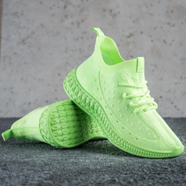 SHELOVET Tênis Têxtil Verde 1