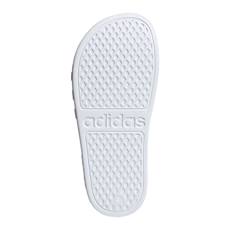 Chinelos Adidas Adilette Aqua Jr EF1748 branco rosa 2