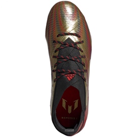 Chuteiras Adidas Nemeziz Messi.1 Fg Jr FY0806 laranja, ouro dourado 1
