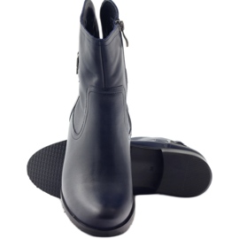 Botas de inverno de mulher Arka 2844 azul marinho azul-marinho 3