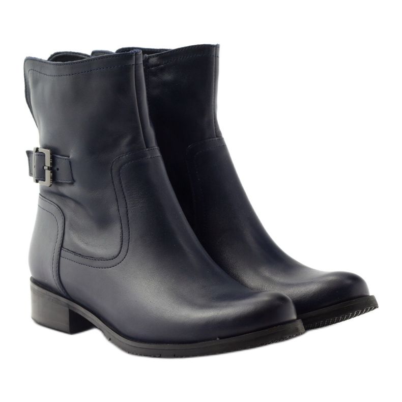 Botas de inverno de mulher Arka 2844 azul marinho 4