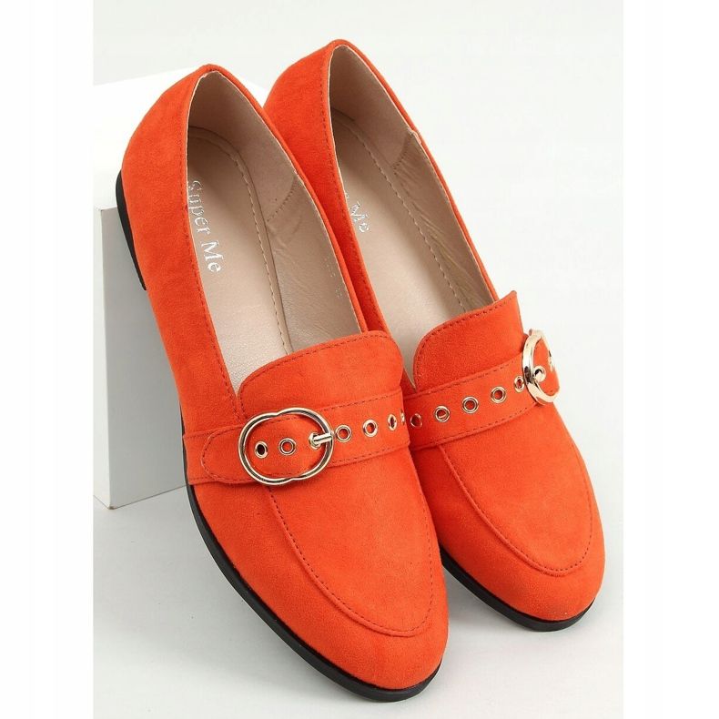 Mocassins femininos laranja GQ05 Orange 1