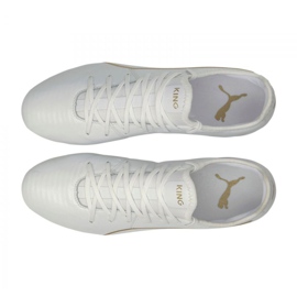 Chuteiras Puma King Pro M Fg 09 branco branco 2