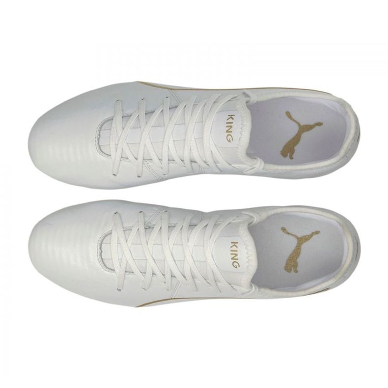 Chuteiras Puma King Pro M Fg 09 branco branco 2
