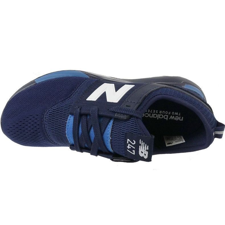 Sapatos New Balance Jr KL247C2G azul marinho branco azul-marinho 2