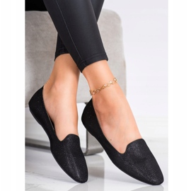 Super Mode Bailarinas de purpurina preto 1