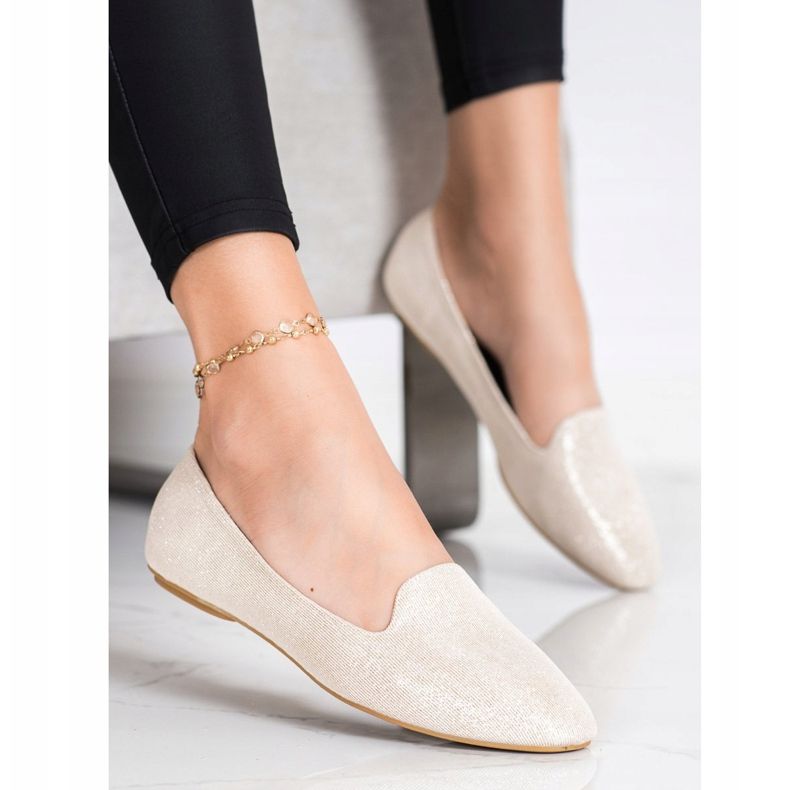 Super Mode Bailarinas de purpurina dourado 1