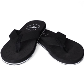 Chinelos masculinos 4F preto profundo H4L20 KLM004 20S 1 Chinelos masculinos 4F preto profundo H4L20 KLM004 20S 1