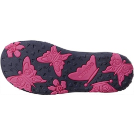 Sandálias para criança Calçado Kappa Seaqueen K Infantil azul marinho-rosa 260767K 6722 azul-marinho 3