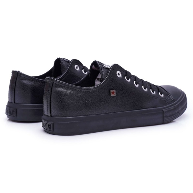 Tênis masculino baixo Big Star preto V174345 1