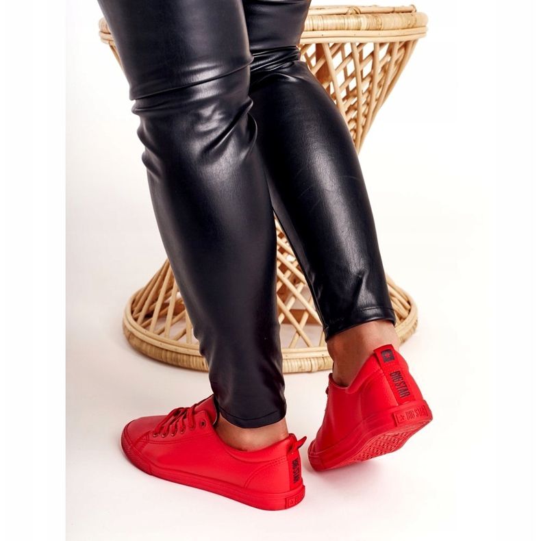Tênis feminino Big Star Red DD274686 vermelho 4