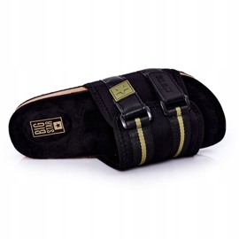 Chinelos com perfil masculino Big Star HH174058 Preto 1