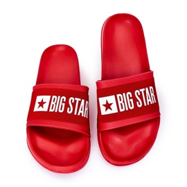Chinelos masculinos Big Star HH174832 vermelhos 2