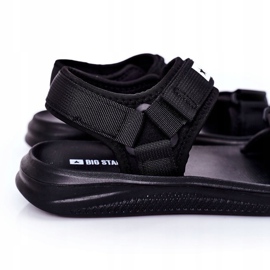 Sandálias esportivas masculinas Big Star HH174842 pretas preto 1