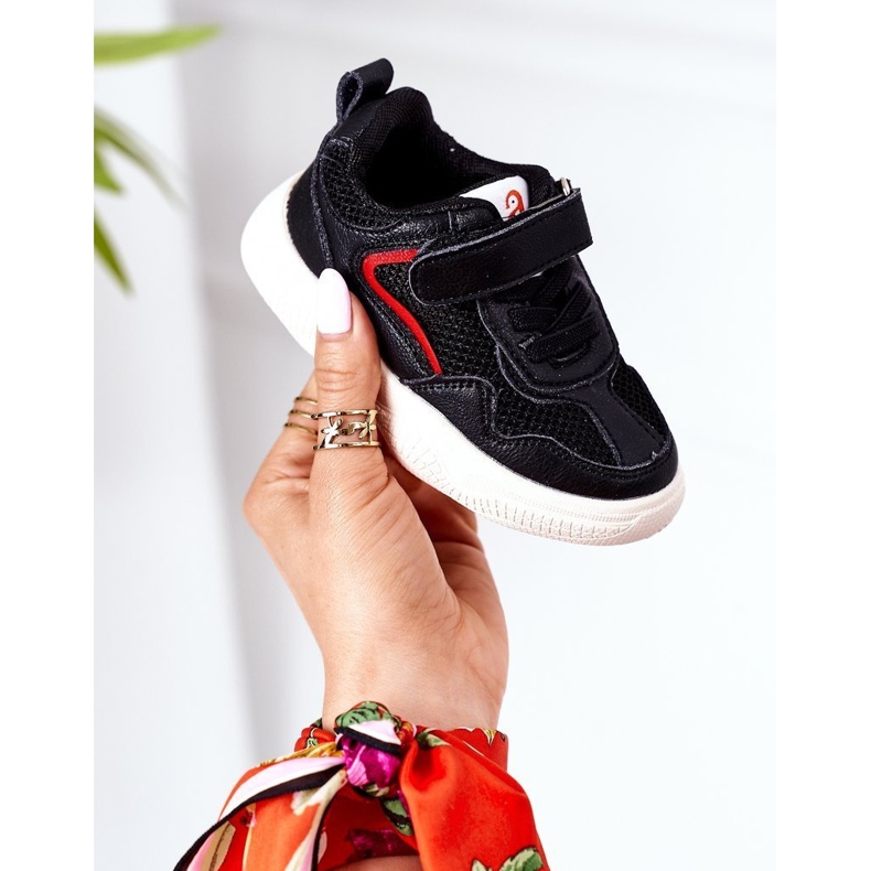 Apawwa Sapatilhas esportivas infantis para tênis preto divertido 1
