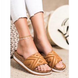 Seastar Chinelos de camurça clássicos marrom 1