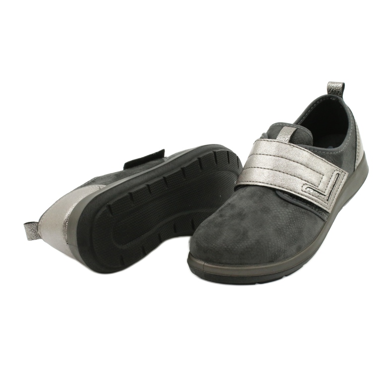 Sapatos femininos de Dr.orto Befado 156d003 Black-Share cinza 6