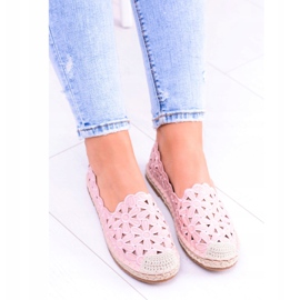 Lu Boo Feminino Bailarinas Rosa Alpercatas Macarena Flores 4